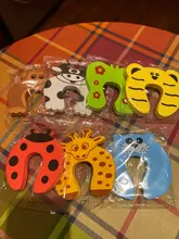 Protección de seguridad para niños, Tope de puerta de tarjeta de seguridad con animales, para cuidado de recién nacido