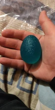 Expansor de mano de silicona con agarre para ejercicio, de manos para aliviar el estrés ejercitador, antebrazo de muñeca, ejercitador de culturismo, 1 huevo
