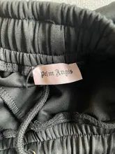 Palm Angels-pantalones cortos de algodón para hombre y mujer, pantalones casuales para la playa, con logotipo de la letra, Estilo de pareja, Unisex