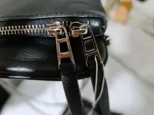 Alas decoradas bolso de un solo hombro de mujer casual moda desenfadada dos cadenas Bolsa Bandolera bolsos de cuero