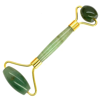 

Face Massager jade green roller double sided in box 2737
