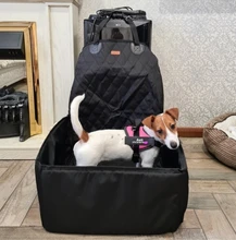 Funda de asiento de nailon 900D impermeable para mascotas, tapete de transporte al aire libre, accesorios de viaje para coche, bolsa para perro