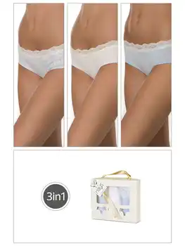 

Briefs women hipsters set of 3-х PCs