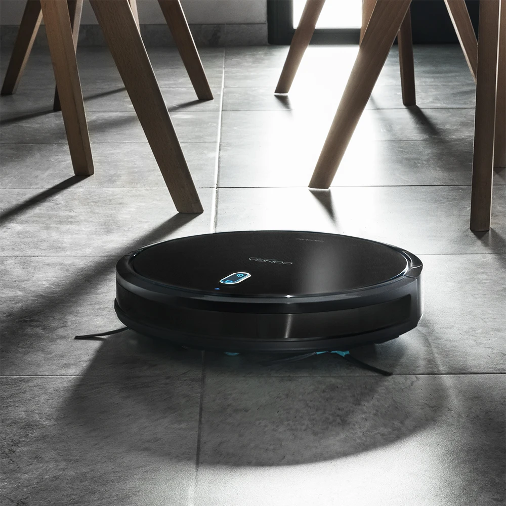 Cecotec Robot Vacuum Cleaner Conga 1090. Aspirate, Sweep, Scrub and pass the Mopa. Special Pet Brush, 160 min Autonomy, Robot Vacuum, Cordless Vacuum, Robot Cleaning