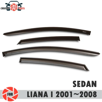 

Window deflector for Suzuki Liana I Sedan 2001-2008 rain deflector dirt protection car styling decoration accessories molding