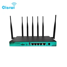 Cioswi 4G 5G Wireless Router 1200Mbps WiFi Dual Band 4 LAN Industry Router 5G Cat12 Cat6 16MB Flash PCIE M.2 Slot Openwrt WG1608