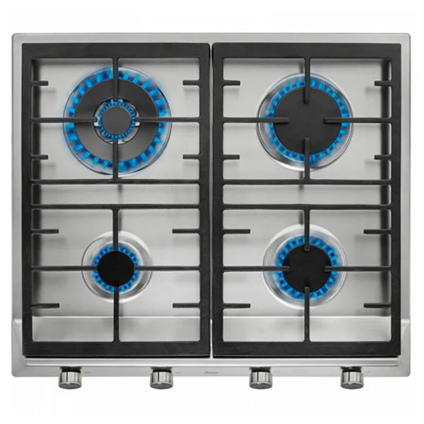 Газовая варочная поверхность Teka EX60.1 4G 60 см нержавеющая сталь черный (4