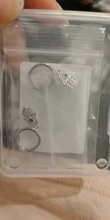 ROXI-Pendientes de aro con piedra azul para mujer y niña, aretes inusuales para boda, Pendientes de cartílago de plata 925, joyería