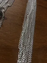 Cadena de Metal para collar, 5 m/lote, 0,6x2x3mm, 7 colores, para pulseras, accesorios, cadena de eslabones de Metal para fabricación de joyas