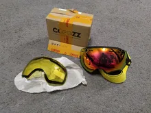 COPOZZ-Gafas de esquí antivaho, lentes de esquí esférico grande, reemplazo de lentes de nieve (solo lentes), UV400, 201