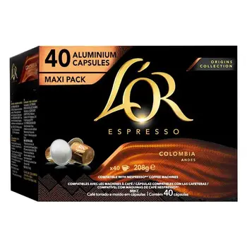 

Colombia Andes L 'or Origins Collection, 40 compatible Nespresso Maxi Pack capsules®