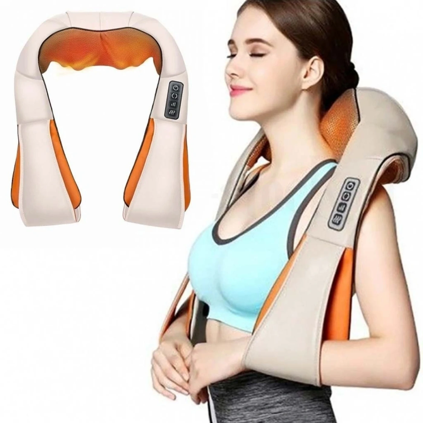 Массажер для шеи плеч и спины Massager of Neck Kneading | Красота здоровье