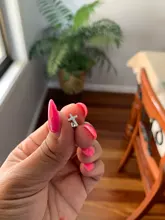 Pendientes minimalistas de Plata de Ley 925 con circonita cúbica para mujer, joyería sencilla geométrica cruzada, pendientes de plata y oro