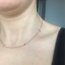 JeeMango de acero inoxidable Flor de cristal CZ colgante de planta pulseras para las mujeres cadena de oro rosa y pulsera de enlace pulsera JB19114