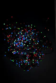 

Garland Strand Street for decoration, 100 m, ac220v, cord black 1000 led color, соединяемая, ip44.