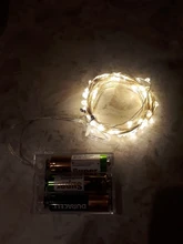 Fairy 2M 5M 10M Battery Operated LED Silver Wire String Lights For Wedding Christmas