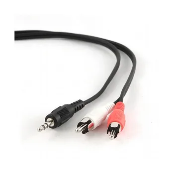 

Audio Jack (3.5mm) to 2 RCA Cable GEMBIRD CCA-458-2.5M 2,5 m Black