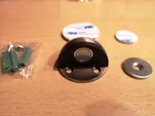 Door-Stopper Non-Punching-Sticker Rubber Stainless-Steel Magnetic NAIERDI Hidden Floor-Mounted