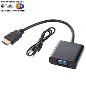 

Hdmi VGA converter adapter with Audio Cable for Pc PS3 XBOX360