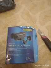 Cámara ficticia impermeable, lente de vigilancia CCTV falsa para exteriores e interiores, impermeable con luz LED color rojo parpadeante, envío gratis