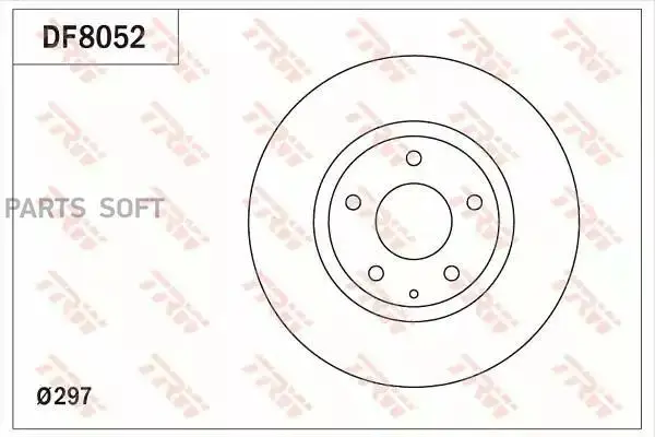 Disc brake front (in box 2 PCs the price is for 1 PCs) Mazda CX-5 -17/ 6 (GJ GL)13-df8052 |