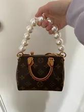 Correa con perlas para bolso de mujer, accesorio para bolso, manijas para cinturón, cadena de cuentas, piezas de mano, cierre plateado/dorado/negro