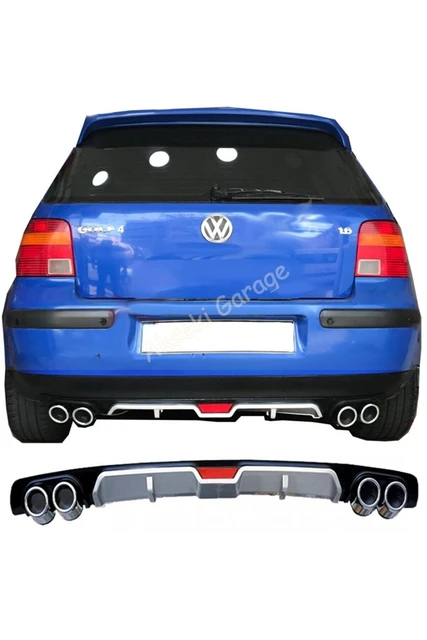 Per VolksWagen Golf 4 diffusore attacco paraurti posteriore Styling auto  accessori auto Tuning Spoiler modificato diffusore ali alette - AliExpress