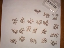 50-200 unids/lote 4 6 8 10 12 mm saltar anillos dobles lazos Color oro conectores de anillos partidos para suministros de fabricación de la joyería DiY