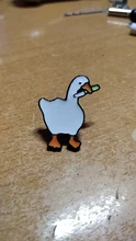 Brooch Pins Jewelry Badges-Accessories Game Goose Untitled Metal-Alloy Hard Enamel HONK