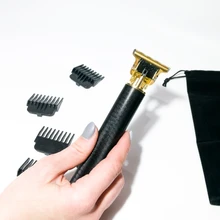 Cortapelos profesional hombre recortadora barba maquina cortar pelo profesional cortadora de pelo corta pelo hombre cortadora pelo cortapelos barberia Recortador de pelo para hombres USB, barbería eléctrica para Barba