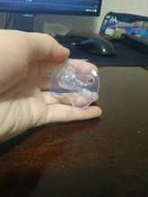 Caja sólida para chupete de bebé, contenedor de chupete, caja de almacenamiento de viaje, Soporte seguro, caja de plástico, 1 Uds.