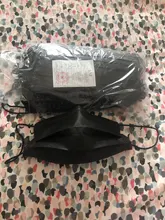 Mascarilla facial desechable de 3 capas, con elásticos máscara antipolvo, color negro, 10/50/100/200 Uds.