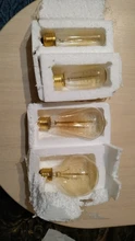 Edison-Bulb Ampoule Incandescent-Lamp Filament G125 Home-Decor E27 Vintage Retro ST64