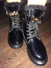 Ankle-Boots Sneakers Warm-Shoes High-Top Women Winter Short Black/sliver LEOSOXS No 