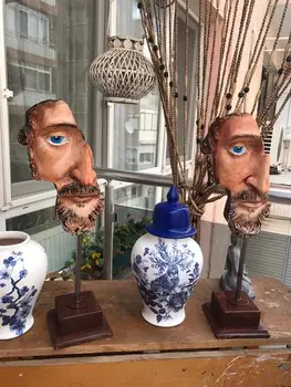 

Handmade The product is hand painted and personalized and unique. Polyester object can stand Home Decoration stylish Zeus Statue