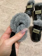 Shoes Snow-Boots Fur Pet-Dog Dogs Chihuahua Small Waterproof Winter Non-Slip Warm XS