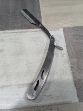 FnLune-afeitadora profesional para hombres y mujeres, herramienta para afeitar el vello púbico, axila, cuchillo de barbero para enviar la hoja plegable El estilista sostiene una navaja y envía una cuchilla para afeitar