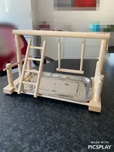 Parrot Standing Training Frame Bird Playground with Food Tray Pet Supplies PXPC