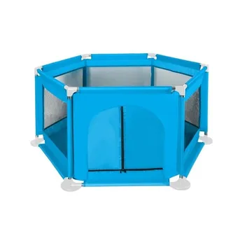 

Playpen Playpen fencing Hexagonal Mesh washable zipper portable color 8492