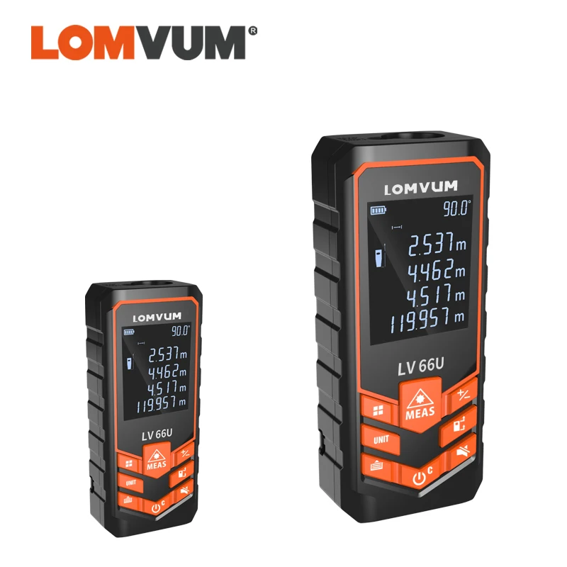 LOMVUM Battery-powered Auto Level Laser Range Finder Multifunction Distance Meter Night Vision Laser Rangefinder Tool LOMVUM Battery-powered Auto Level Laser Range Finder Multifunction Distance Meter Night Vision Laser Rangefinder Tool