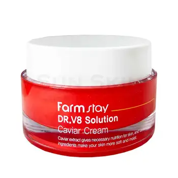 

Face cream with caviar extract farmstay Dr V8 solution caviar cream