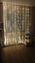 LED Garland Curtains Usb-Power-Fairy-Lights Christmas-Decoration Living-Control Remote