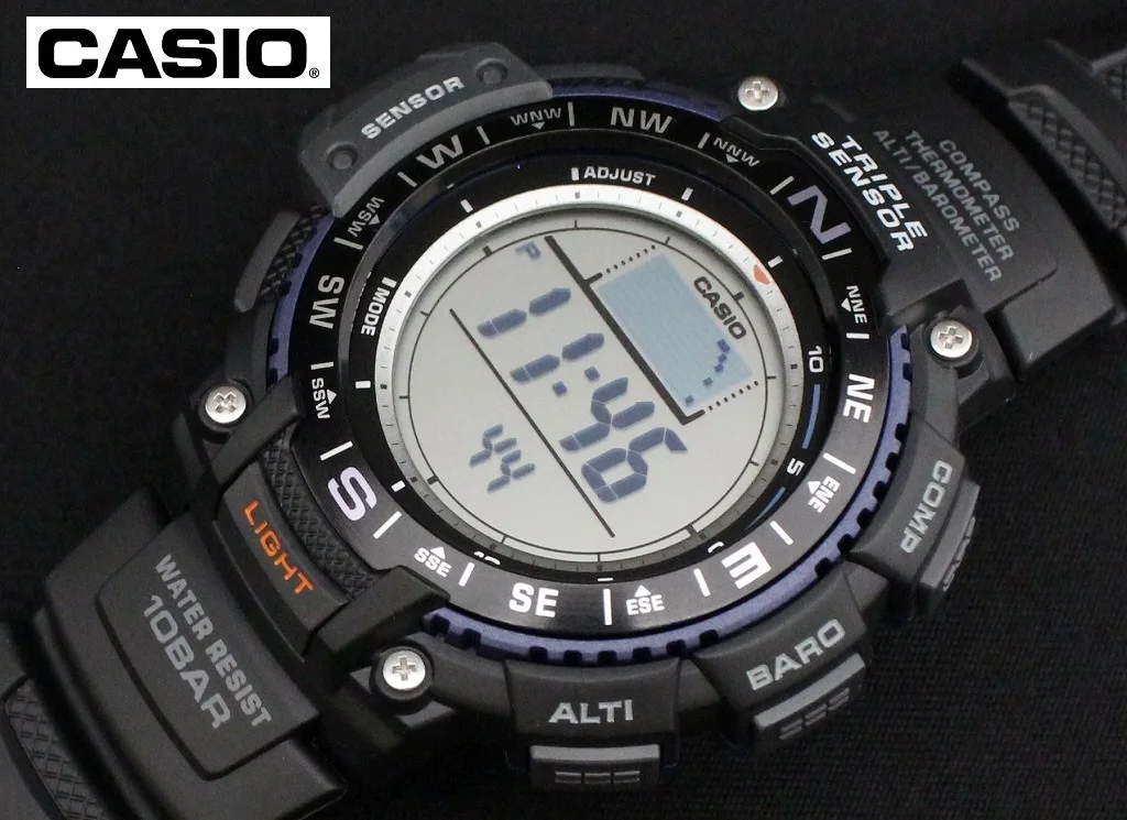 reloj hombre Casio Outgear BAROMETRO ALTIMETRO TERMOMETRO PUESTA-SALIDA SOL _ AliExpress Mobile