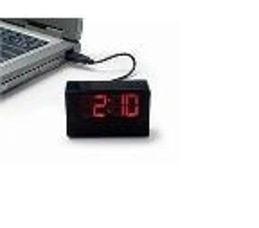 

Nectar Digital Table Clock, Desktop Clock with 3 USB Ports, 8x5 cm, With Alarm, digital Display, Battery Operated