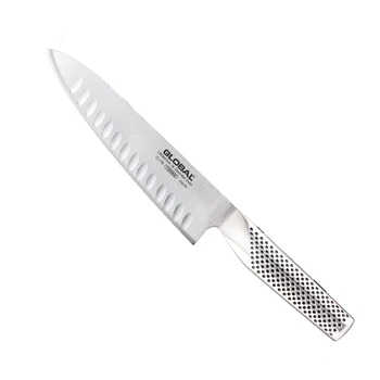 

Global G-78 Knife alveolado stainless steel for Cook de 18 centimeters.