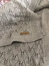 Mantas de algodón de punto para bebé, ropa de cama para recién nacido, manta para cochecito, suave, envolvente, multiusos