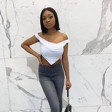 4x4 de cierre de encaje peluca recta con corte BOB cabello humano BOB corto pelucas Pre arrancado 8 -14 contundente corte Remy Peluca de pelo para las mujeres 150% de densidad