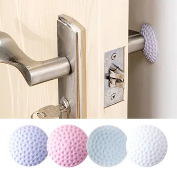 

Rubber Doorknob Shock Collision Rails Mat Pad Silent Door Rear Pad Door Handle Anti Collision Wall Buffer Stickers