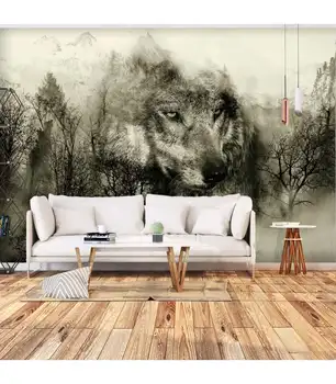 

Mural-Mountain Predator (Beige)