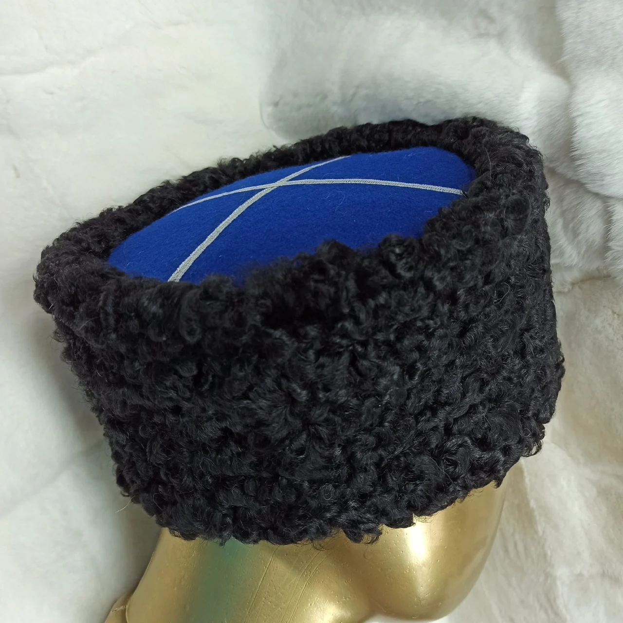 Papaha Kubanka dari Atas Biru Doodle 